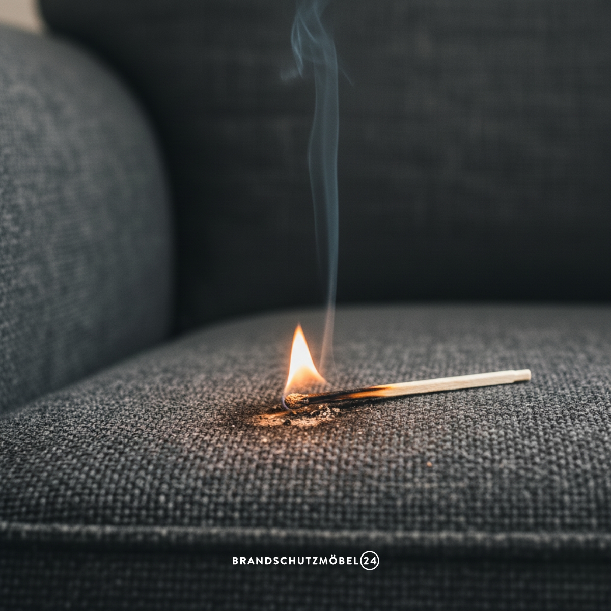 DIN 66084 P-b wird erreicht durch bestehen des Streichholztests nach DIN EN 1021-2