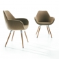 Preview: Sessel Lund mit Holzgestell
