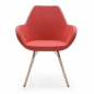 Preview: Sessel Lund mit Holzgestell