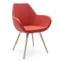 Preview: Sessel Lund mit Holzgestell