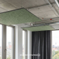 Preview: Schallabsorber für die Decke / Deckensegel Skada von Brandschutzmöbel24 (schwer entflammbar B1) ideal für Schulen, Kitas, Bibliotheken, Lounges
