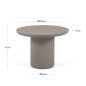 Preview: runder Tisch ⌀ 110 cm  (A1 nicht brennbar)