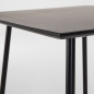 Preview: Quadratischer Betontisch Talca 75x75 cm (nicht brennbar A1)