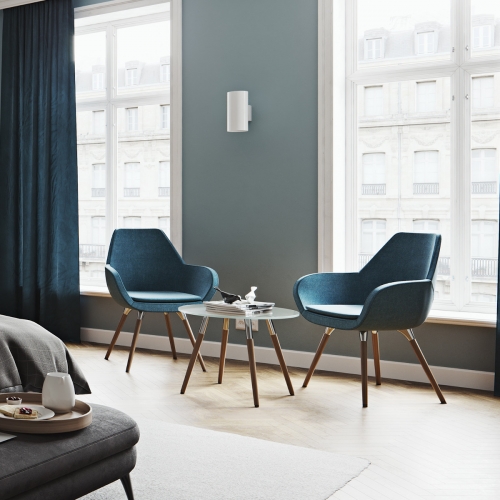Sessel Lund mit Holzgestell