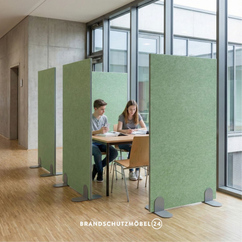 Schule / Universtität schwer entflammbare Akustik-Raumteiler / Trennwände für Fluchtbwege und Flure