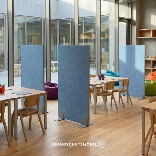feuerfeste Akustikwand schwer entflammbar Kita / Kindergarten / Grundschule