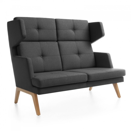 Sofa Lahti 2-Sitzer hohe Rückenlehne