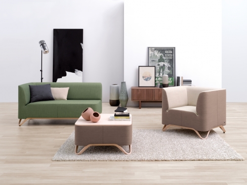 Sessel Olgod mit Armlehnen