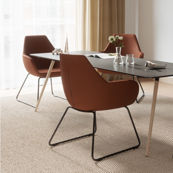 Sessel Lund mit Kufengestell