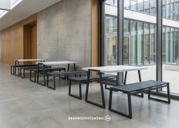 Universität nicht brennbare Flurmöbel nach DIN EN 13501-1 A1 nicht brennbar
