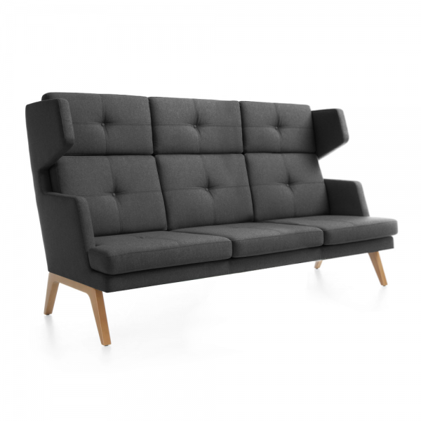 Sofa Lahti 3-Sitzer hohe Rückenlehne