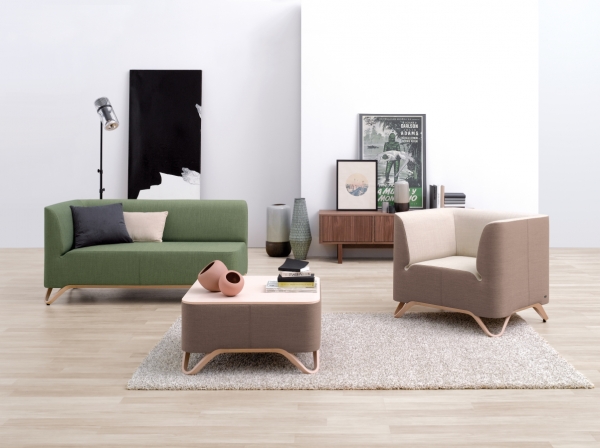 Sessel Olgod mit Armlehnen